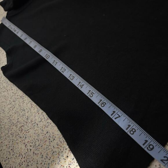 Vintage 90s Joseph A Silk Blend Women’s Sleeveless Tank Top Turtleneck Black S - Picture 11 of 12